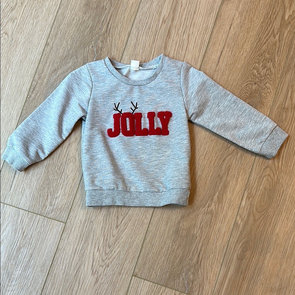 Gray Holiday Infant Sweatshirt